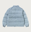 A BATHING APE LINE CAMO JACQUARD DENIM CLASSIC DOWN JACKET