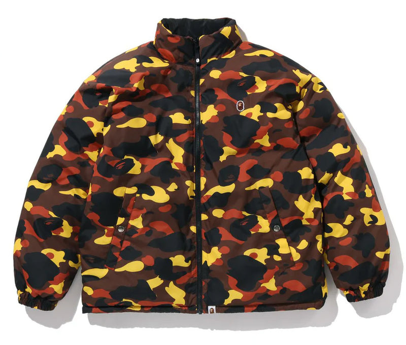 A BATHING APE 1ST CAMO REVERSIBLE DOWN JACKET
