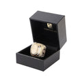 A BATHING APE RHINESTONE COLLEGE RING