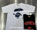 A BATHING APE COLOR CAMO APE FACE TEE