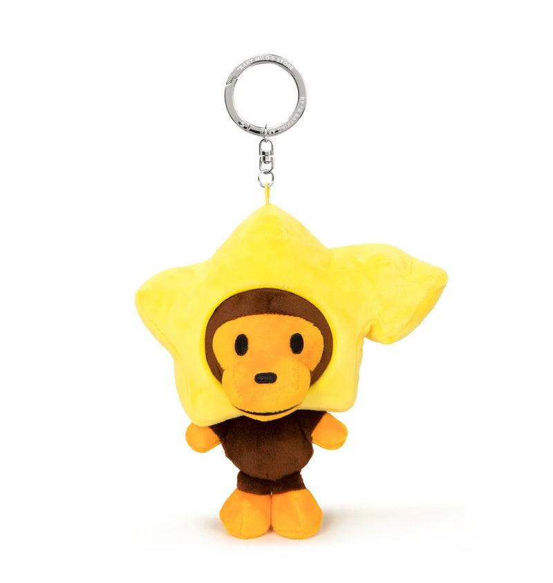A BATHING APE BABY MILO STORE BABY MILO STA PLUSH DOLL KEYCHAIN