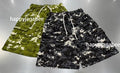 A BATHING APE MULTI PIXEL CAMO BAPE STA LOGO CARGO RELAXED FIT SWEAT SHORTS
