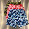 A BATHING APE ABC CAMO SWEAT SHORTS