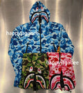 A BATHING APE ABC CAMO SHARK HOODIE JACKET