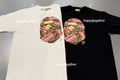 A BATHING APE CHOCOLATE APE HEAD TEE - happyjagabee store