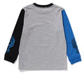 A BATHING APE BAPE KIDS MULTI BABY MILO LS TEE