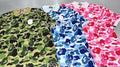 A BATHING APE ABC CAMO LARGE APE HEAD POLO ( RELAXED FIT )