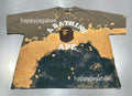 A BATHING APE TIE DYE COLLEGE RELAXED FIT TEE