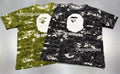 A BATHING APE MULTI PIXEL CAMO BY BATHING APE TEE