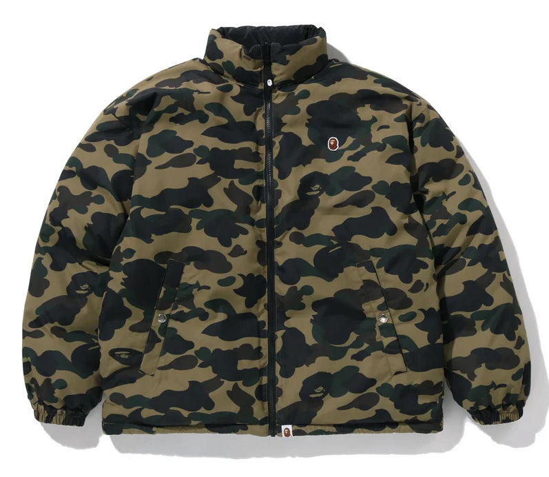 A BATHING APE 1ST CAMO REVERSIBLE DOWN JACKET