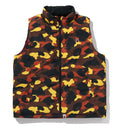 A BATHING APE 1ST CAMO REVERSIBLE DOWN VEST
