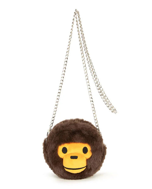 A BATHING APE BABY MILO STORE BABY MILO FACE CROSS BAG