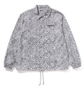 A BATHING APE WILD LEOPARD PATTERN COACH JACKET