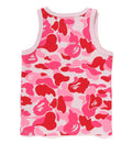A BATHING APE Ladies' ABC CAMO TANK TOP