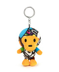 A BATHING APE BABY MILO STORE BABY MILO ALL FRIENDS PLUSH DOLL KEYCHAIN