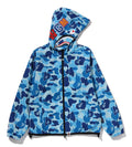 A BATHING APE Ladies' ABC CAMO SHARK HOODIE JACKET