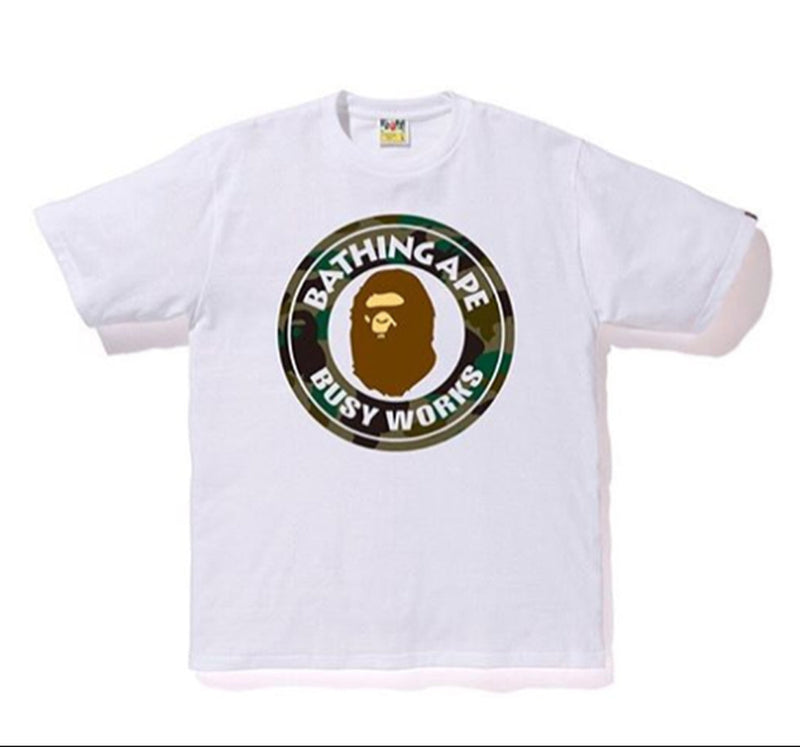 A BATHING APE 1ST CAMO BUSY WORKS TEE