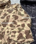 A BATHING APE COLOR CAMO DOWN JACKET