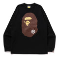 A BATHING APE BIG APE HEAD L/S TEE