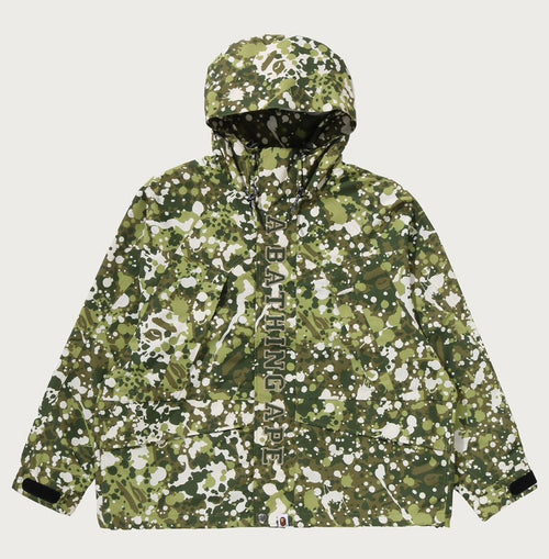 A BATHING APE SPLASH CAMO SNOWBOARD JACKET