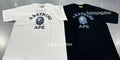 A BATHING APE JAPANESE CLOUD CAMO COLLEGE TEE
