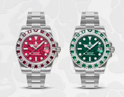 A BATHING APE TYPE 1 BAPEX CRYSTAL STONE