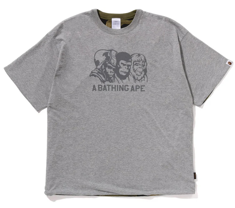 A BATHING APE A BATHING APE DOUBLE FACE TEE BAPE LEGACY ( REVERSIBLE TYPE )