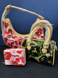 A BATHING APE Ladies' ABC CAMO MINI SHOULDER BAG