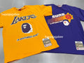 A BATHING APE BAPE x M&N NBA LOS ANGELES LAKERS TEE