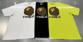 A BATHING APE SPRAY PRINT BY BATHING APE RELAXED FIT TEE