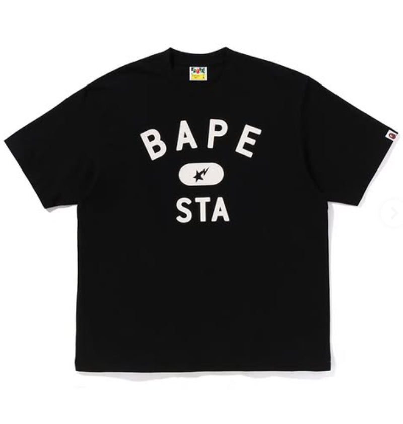 A BATHING APE APE BAPE STA COLLEGE RELAXED FIT TEE #2