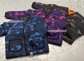 A BATHING APE BAPE KIDS COLOR CAMO STA QUILTING REVERSIBLE LIGHT DOWN JACKET