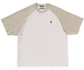 A BATHING APE ONE POINT RELAXED FIT RAGLAN TEE