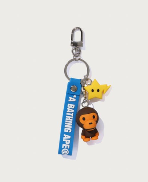 A BATHING APE BAPE KIDS BABY MILO KEYCHAIN