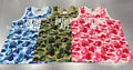 A BATHING APE ABC CAMO NYC LOGO TANK TOP
