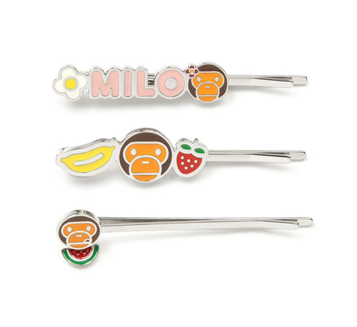 A BATHING APE BABY MILO STORE BABY MILO HAIR PIN SET