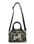A BATHING APE Ladies' ABC CAMO MINI BOWLING BAG