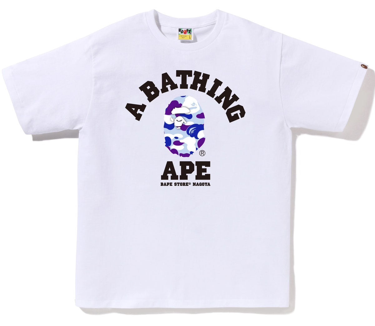 【A BATHING APE】2色展開 BAPE STORE SHIBUYA CAMO COLLEGE TEE $_57.JPG?set_id=880000500F