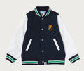 A BATHING APE BAPE KIDS BABY MILO VARSITY JACKET