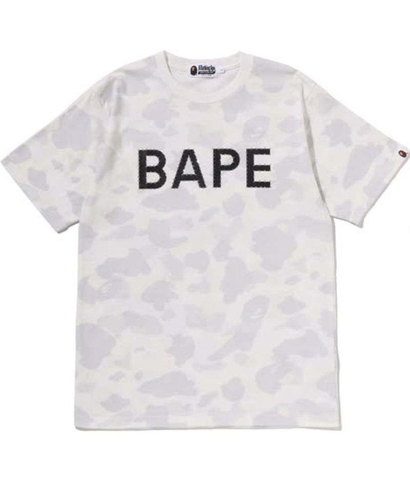 A BATHING APE CITY CAMO RHINESTONE BAPE LOGO TEE