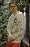 A BATHING APE BAPE x SAINT MXXXXXX L/S TEE