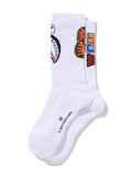 A BATHING APE SHARK SOCKS