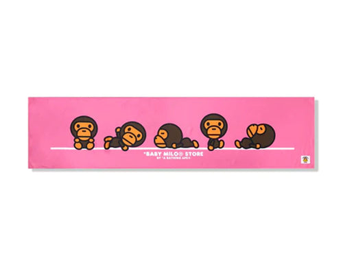 A BATHING APE BABY MILO STORE BABY MILO SPORTS TOWEL