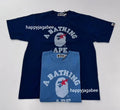 A BATHING APE JAPAN DENIM COLLECTION COLLEGE INDIGO TEE