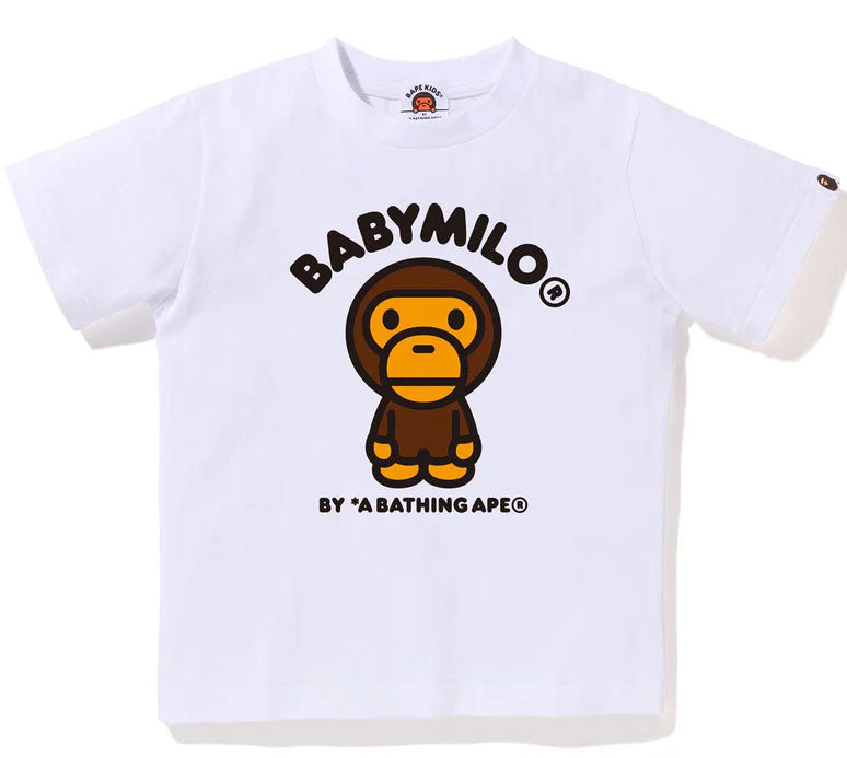 A BATHING APE BAPE KIDS BABY MILO TEE