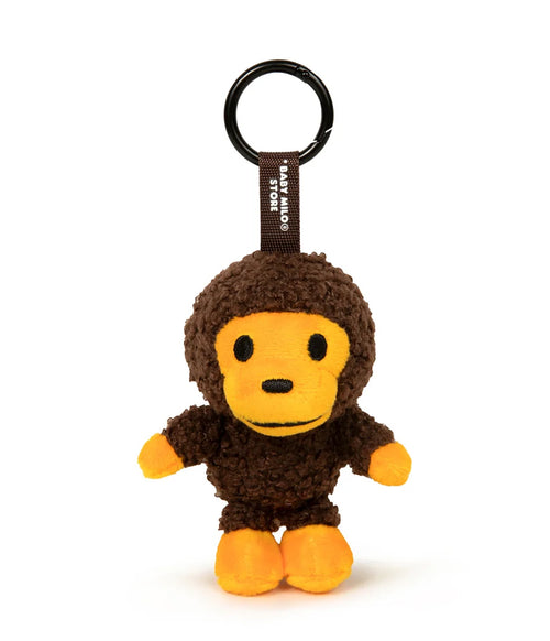A BATHING APE BABY MILO STORE BABY MILO FUR PLUSH DOLL KEYCHAIN 10CM