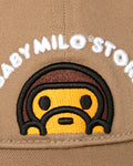 A BATHING APE BABY MILO STORE BABY MILO EMBROIDERY PANEL CAP