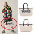 A BATHING APE A BATHING APE CANVAS TOTE BAG