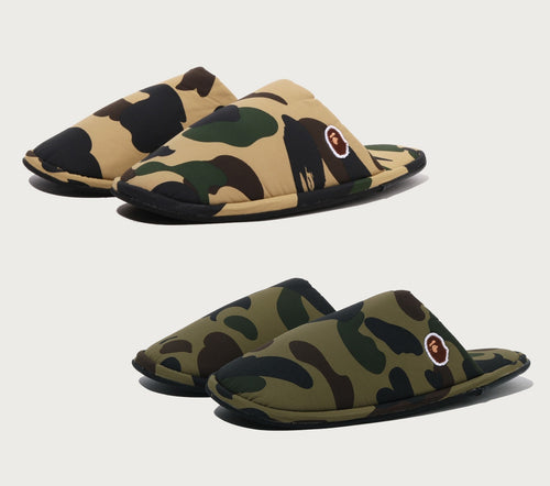 A BATHING APE 1ST CAMO SLIPPERS