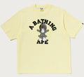 A BATHING APE BABY MILO SHARK SEIJIN COLLEGE RELAXED FIT TEE